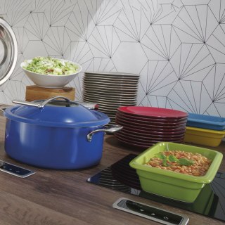 Pojemnik porcelanowy GN 2/3, zielony Fine Dine