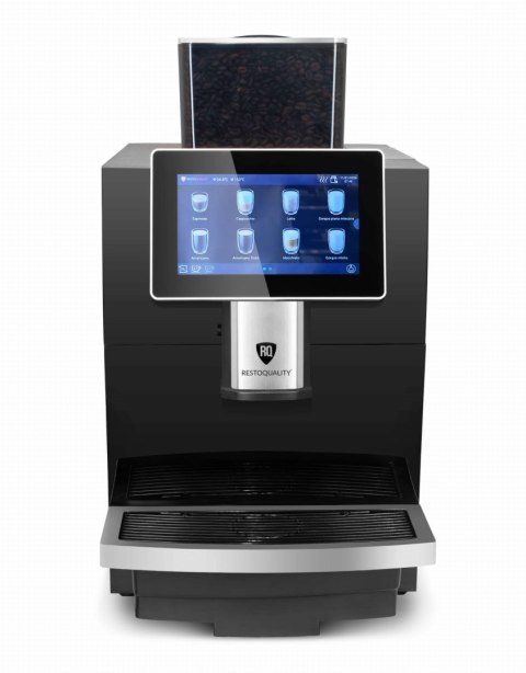 Ekspres do kawy dotykowy 2l czarny podłączenie wody Resto Quality RQK2B