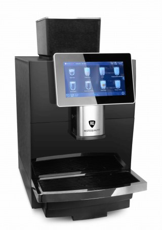Ekspres do kawy dotykowy 2l czarny podłączenie wody Resto Quality RQK2B
