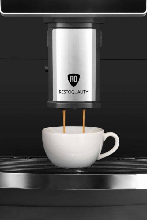 Ekspres do kawy dotykowy 2l czarny podłączenie wody Resto Quality RQK2B