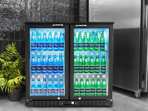 Barowa szafa chłodnicza podblatowa 2-drzwiowa skrzydłowa Resto Quality RQ-208HC