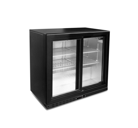 Barowa szafa chłodnicza podblatowa 2-drzwiowa przesuwna Resto Quality RQ-208SC