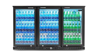 Barowa szafa chłodnicza podblatowa 3-drzwiowa skrzydłowa Resto Quality RQ-330HC