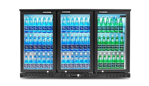 Barowa szafa chłodnicza podblatowa 3-drzwiowa skrzydłowa Resto Quality RQ-330HC