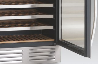 Chłodziarka do wina 2-drzwiowa dwustrefowa 136 l Resto Quality SV91X