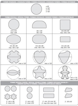 Cylinder z Delrinu do pras do burgerów akcesorium Resto Quality CYL-SHAPE