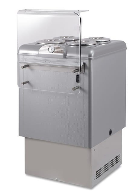 Dystrybutor do lodów na 4 tuby wymiary 654x758x1030 mm Resto Quality DV4S