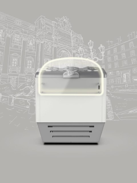 Dystrybutor do lodów na 6+6 tub wymiary 965x665x1030 mm Resto Quality DVN6