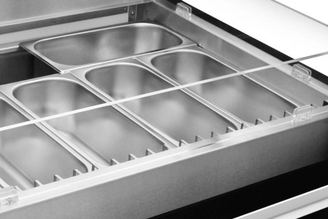 Witryna konserwator do lodów na 10 kuwet 1286x778x1161 mm Resto Quality GELATO VG 10