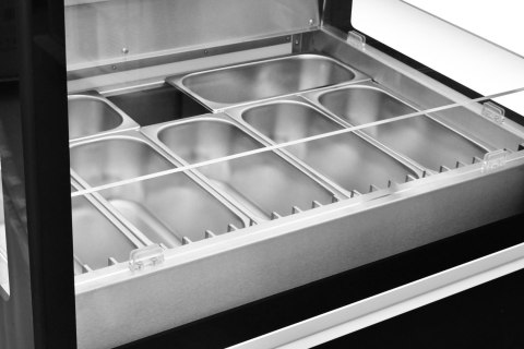 Witryna konserwator do lodów na 7 kuwet 973x778x1161 mm Resto Quality GELATO VG 7