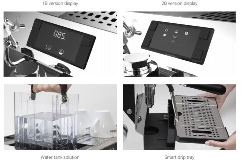 Ekspres ciśnieniowy 1-grupowy kolbowy ONE 2B Dual 1,7+1,5l Resto Quality ONE 2B DUAL