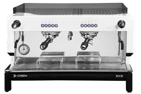 Ekspres do kawy 2-grupowy kolbowy biały wersja Entry EX3 Resto Quality EX3 2GR W