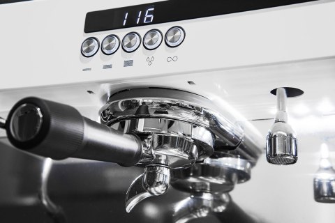 Ekspres do kawy 2-grupowy kolbowy biały PID Smartsteam Top Resto Quality EX3 2GR W PID Smartsteam