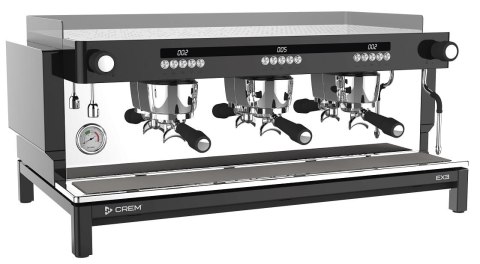 Ekspres do kawy 3-grupowy czarny PID Top Version 4,35 kW Resto Quality EX3 3GR B PID