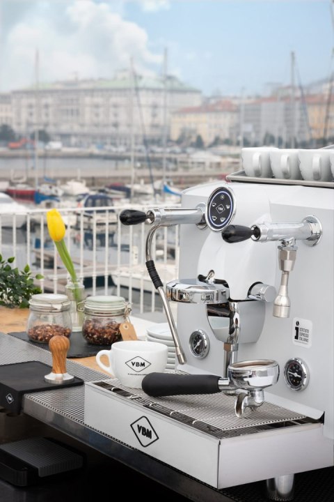 Ekspres kolbowy 1-grupowy Lollo biały gastronomiczny 1,8 kW Resto Quality Lollo 1GR White