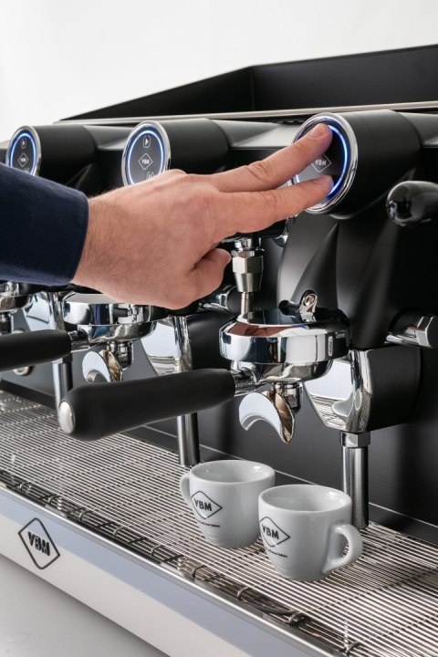 Ekspres kolbowy 3-grupowy Lollo czarny gastronomiczny 5 kW Resto Quality Lollo 3GR Black