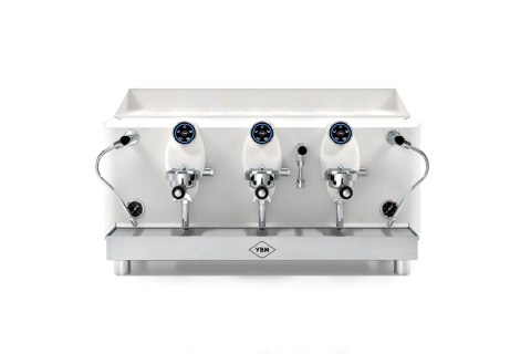 Ekspres kolbowy 3-grupowy Lollo biały gastronomiczny 5 kW Resto Quality Lollo 3GR White