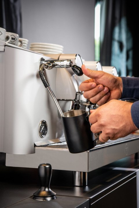 Ekspres kolbowy 3-grupowy Lollo biały gastronomiczny 5 kW Resto Quality Lollo 3GR White