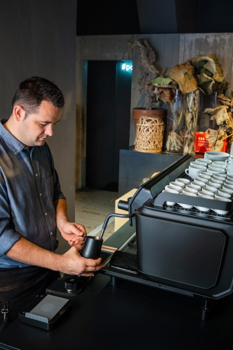 Ekspres kolbowy Tecnique HX 2-grupowy czarny gastronomiczny Resto Quality Tecnique HX 2GR Black