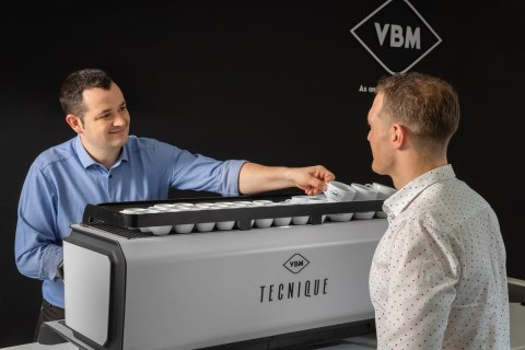 Ekspres kolbowy Tecnique HX 2-grupowy biały gastronomiczny Resto Quality Tecnique HX 2GR White