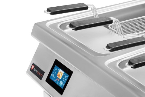 Frytownica automatyczna elektryczna filtr oleju 2x 25l 60 kW Resto Quality RQ.PLS.ODFE.020