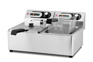 Frytownica elektryczna podwójna gastronomiczna 2x 6 l 6 kW Resto Quality RQF6L2