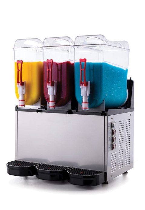 Granitor do sorbetów slush shake 3x12l gastronomiczny stalowy Resto Quality SLUSH36.I