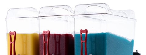 Granitor do sorbetów slush shake 3x12l gastronomiczny stalowy Resto Quality SLUSH36.I