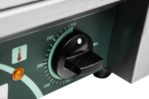 Grill elektryczny kontaktowy panini 2 płyty ryflowane Resto Quality RN101-A