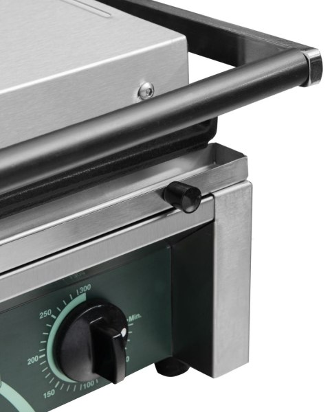 Grill elektryczny kontaktowy panini szeroki płyty ryflowane Resto Quality RN102