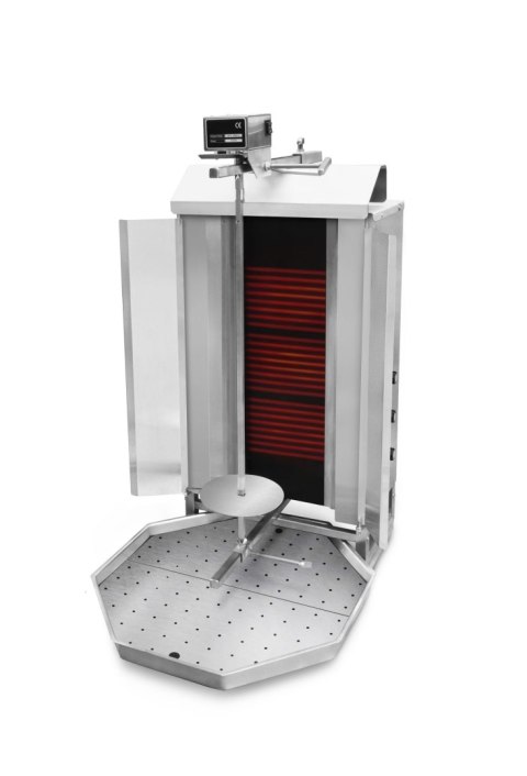 Gyros opiekacz elektryczny do kebaba 3 palniki wsad 40 kg Resto Quality KLG230