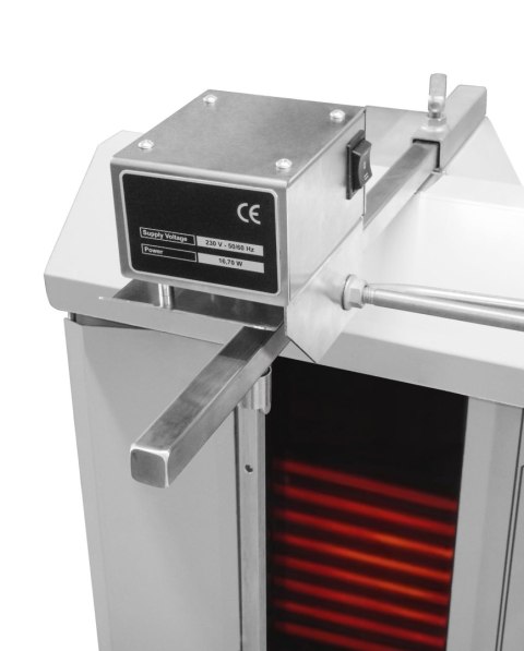 Opiekacz elektryczny do kebaba 5 palników wsad 80 kg Resto Quality KLG232