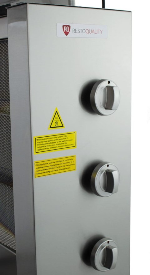 Opiekacz gazowy do kebaba 4 palniki wsad do 60 kg Resto Quality RQ32464