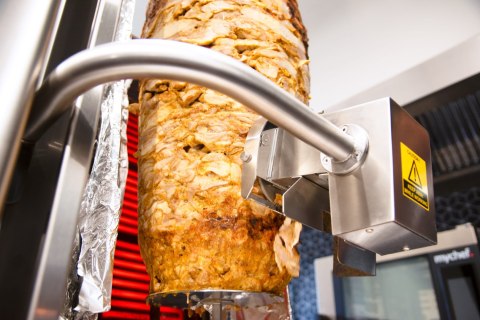 Kebab automatyczny elektryczny 4 palniki wsad 80 kg Resto Quality RODO4E