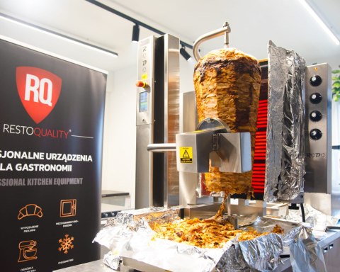 Kebab automatyczny elektryczny 4 palniki wsad 80 kg Resto Quality RODO4E