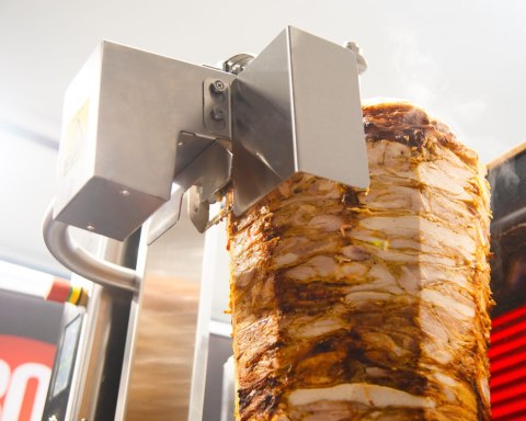 Kebab automatyczny elektryczny 4 palniki wsad 80 kg Resto Quality RODO4E