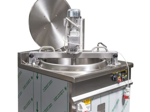 Kocioł warzelny gazowy grzanie pośrednie opcja mieszadła 14,5 kW 100 l Resto Quality RQLR-102G