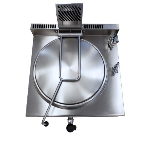 Kocioł warzelny gazowy grzanie pośrednie opcja mieszadła 19 kW 150 l Resto Quality RQLR-152G