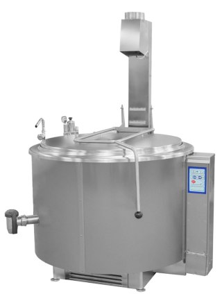 Kocioł warzelny gazowy grzanie pośrednie opcja mieszadła 48 kW 300 l Resto Quality RQK-301GR