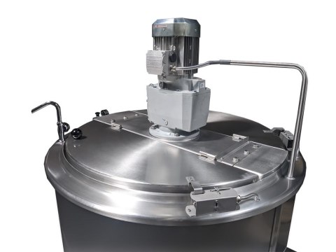 Kocioł warzelny gazowy z mieszadłem grzanie pośrednie 48 kW 500 l Resto Quality RQK-501GRM