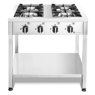 Kuchnia gazowa wolnostojąca 4 palnikowa moc 28 kW wydajna Resto Quality RQ403554