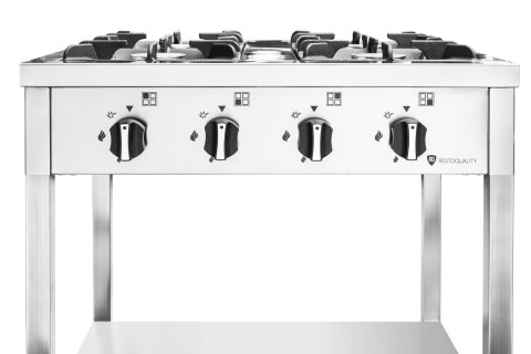 Kuchnia gazowa wolnostojąca 4 palnikowa moc 28 kW linia 900 Resto Quality RQ403559