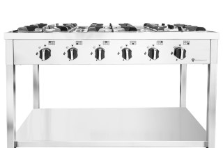 Kuchnia gazowa wolnostojąca 6 palnikowa moc 42 kW wydajna Resto Quality RQ403575