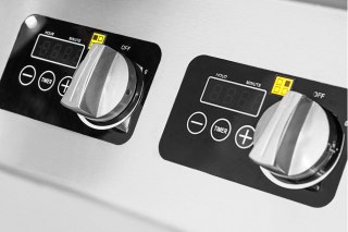 Kuchnia indukcyjna 2-palnikowa 7 kW podstawa otwarta linia 900 Resto Quality RQ.PLS.9IND010