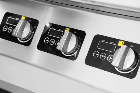 Kuchnia indukcyjna 6-palnikowa 21 kW podstawa otwarta linia 900 Resto Quality RQ.PLS.9IND030