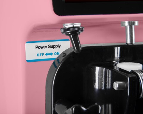 Maszyna do lodów włoskich różowa gastronomiczna 6l Resto Quality RQ16E-P