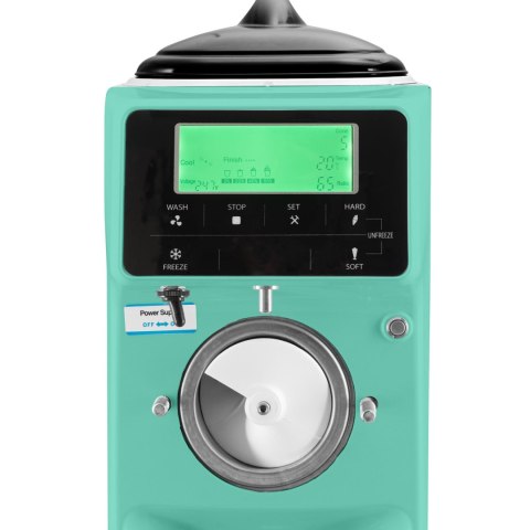 Maszyna do lodów włoskich zielona gastronomiczna 6l Resto Quality RQ16E-T