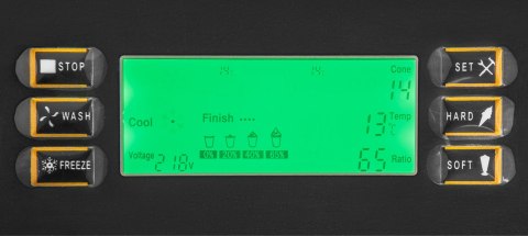 Maszyna do lodów włoskich pompa napowietrzająca chłodzenie nocne Resto Quality RQ418CM