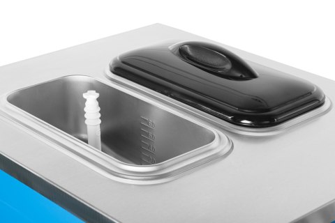 Maszyna do lodów włoskich soft niebieska chłodzenie nocne 2x6 l Resto Quality RQBJ188S-B