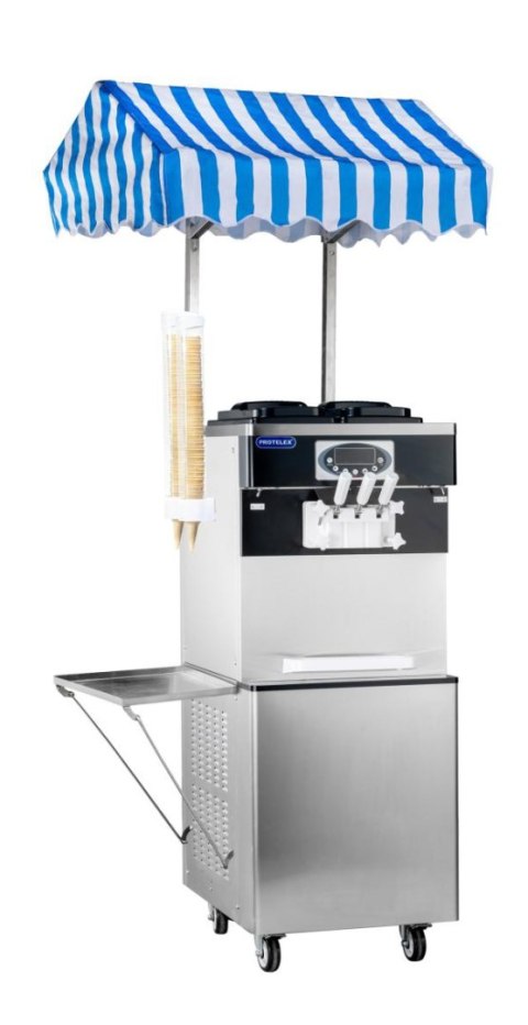 Automat do lodów włoskich 2 smaki + mix pompa napowietrzająca 2x13 l Resto Quality RQMG33B